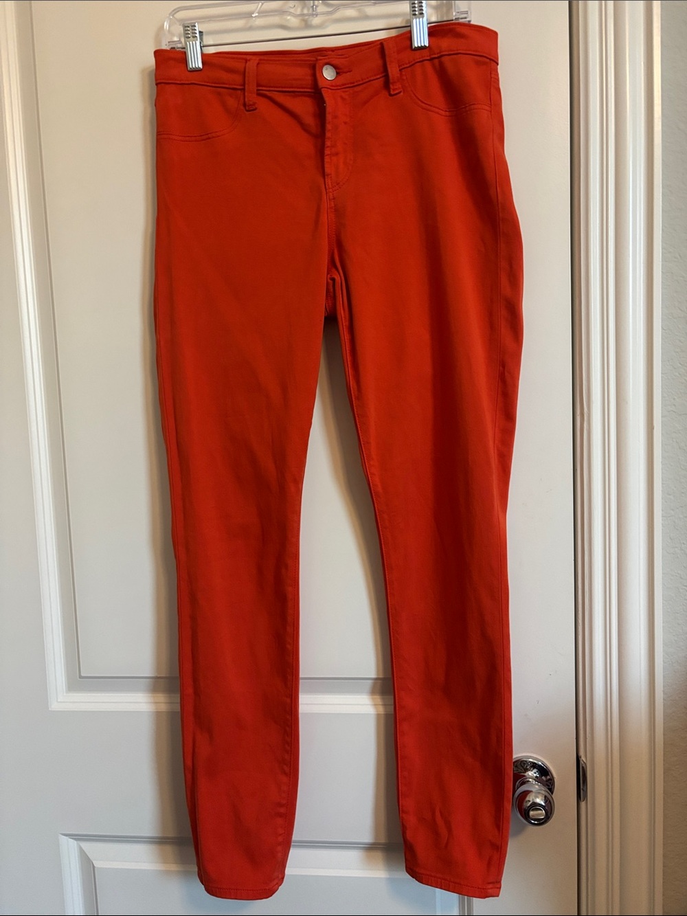 J Brand Women’s Slim Fit Orange Jeans Size 30